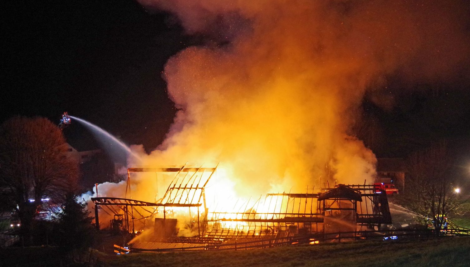So viele Tiere verendeten beim Brand in Richenthal