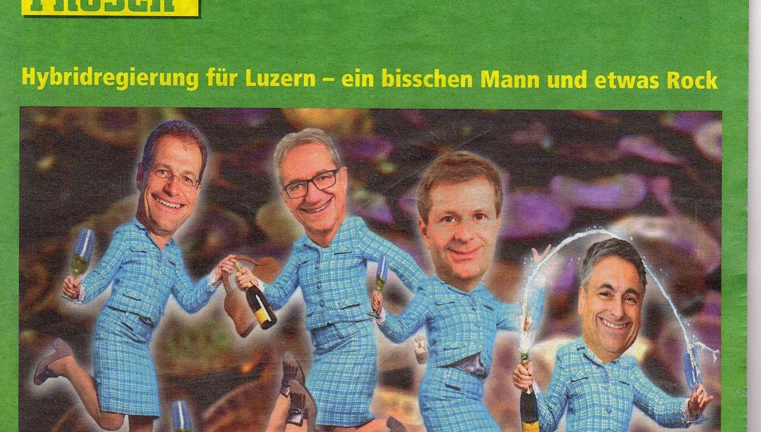 Wenn der Luzerner Regierungsrat im Rock daherkommt