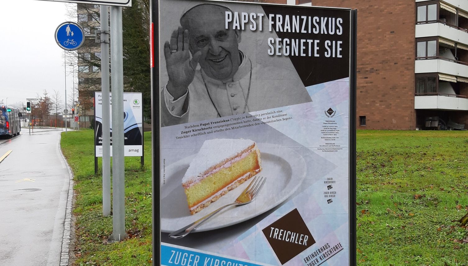 Weshalb der Papst die Zuger Kirschtorte (nicht) gesegnet hat