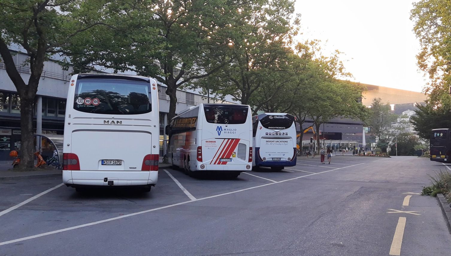 Auf der Luzerner Allmend entstehen Fernbus-Haltestellen