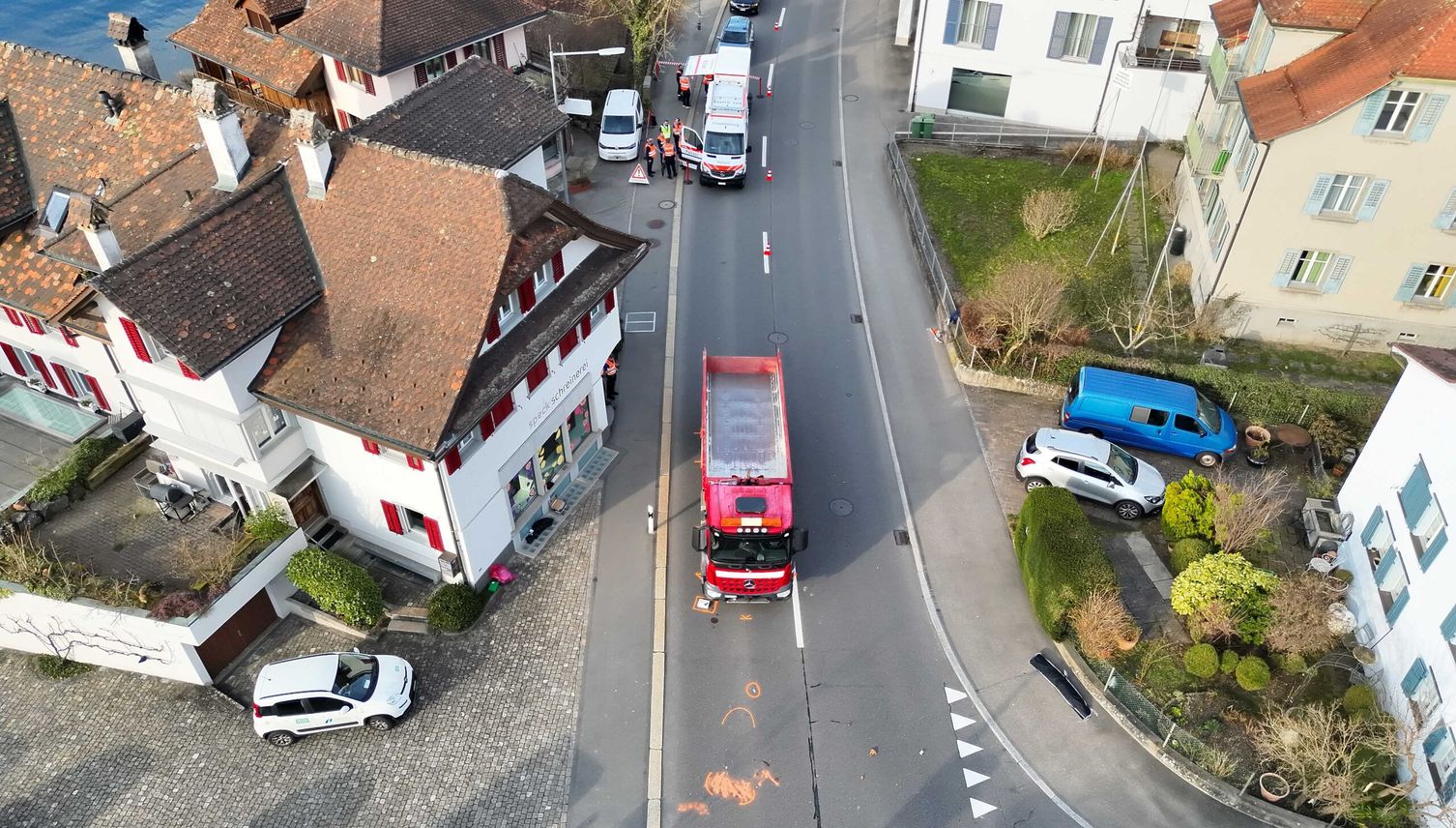 Von Lastwagen erfasst: 43-Jähriger im Spital verstorben