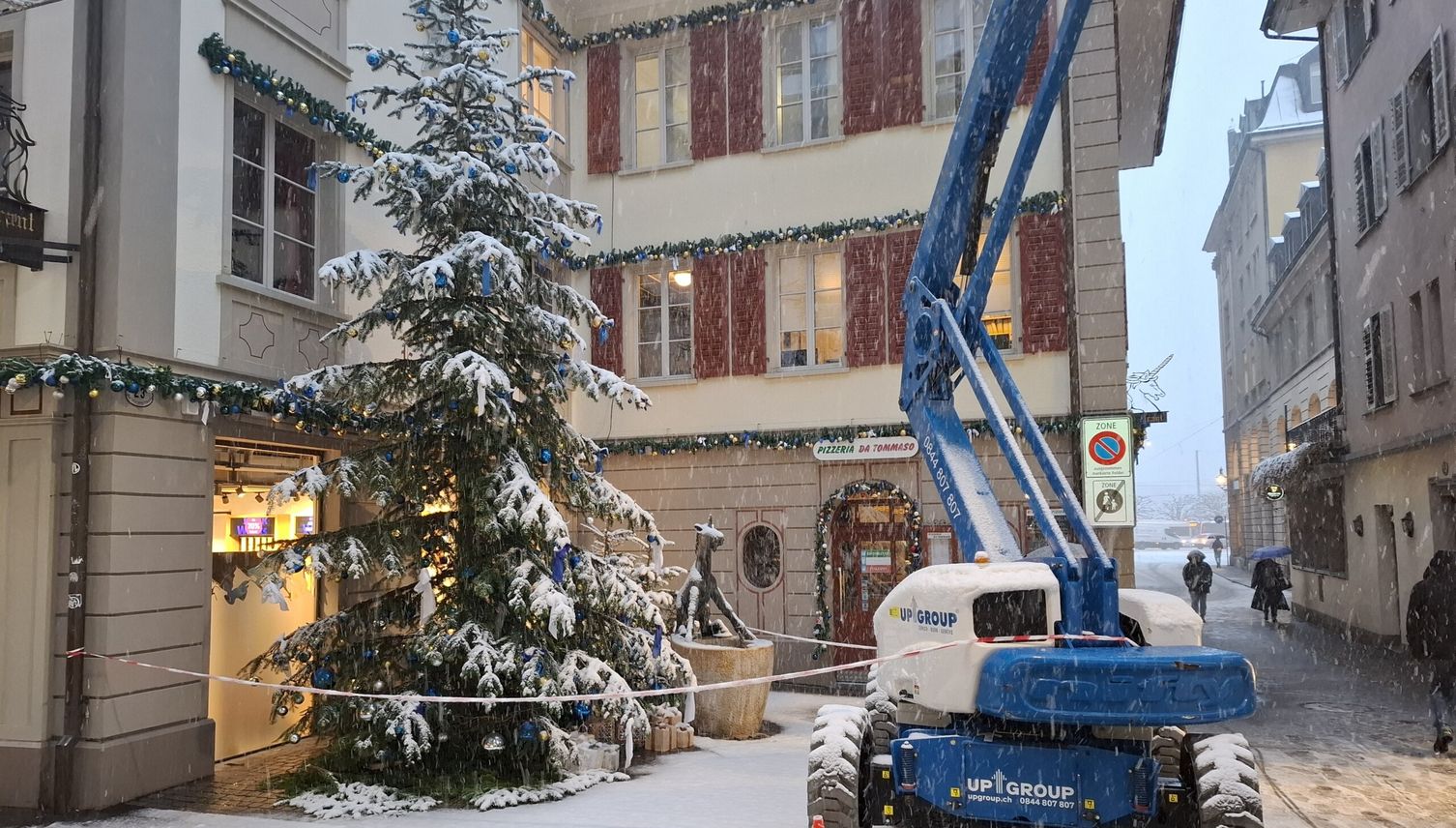 Weihnachtsdeko: Dieses Jahr ohne Schneekanone