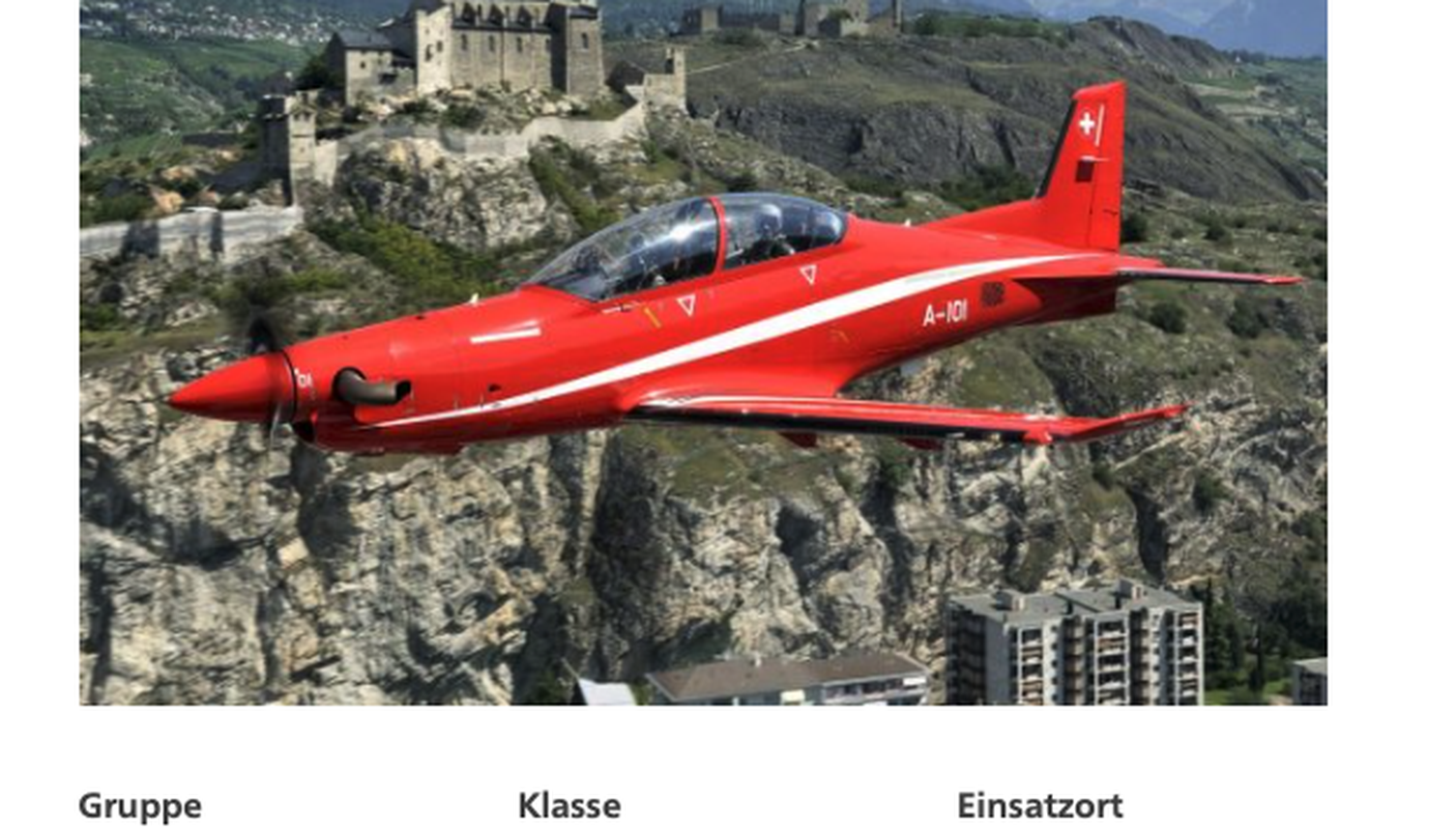 PC-21 crasht in Emmen: Insassen retten sich mit Fallschirm