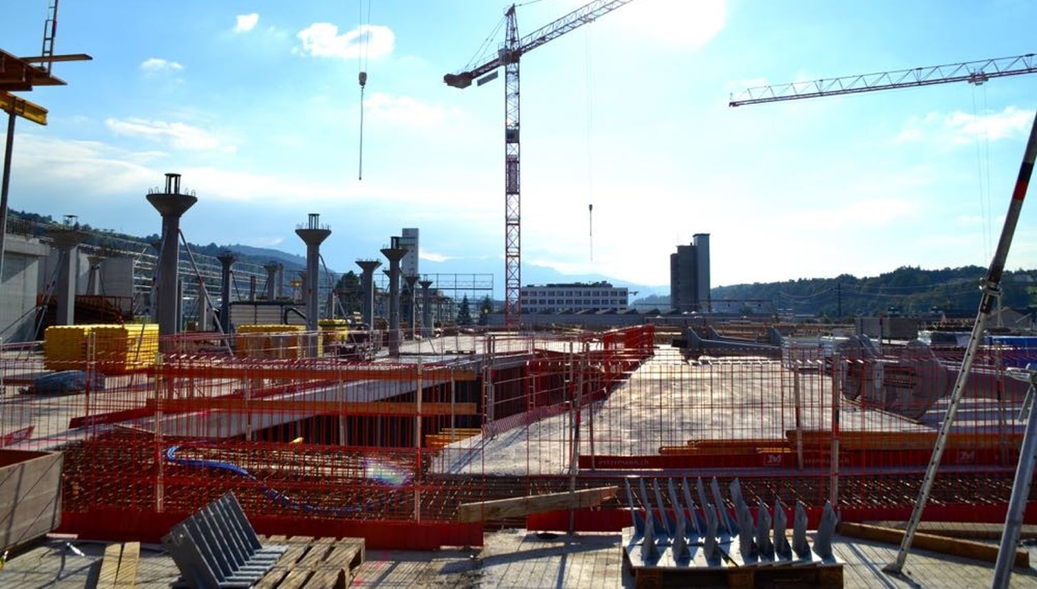 Es wird gebaut, was das Zeug hält