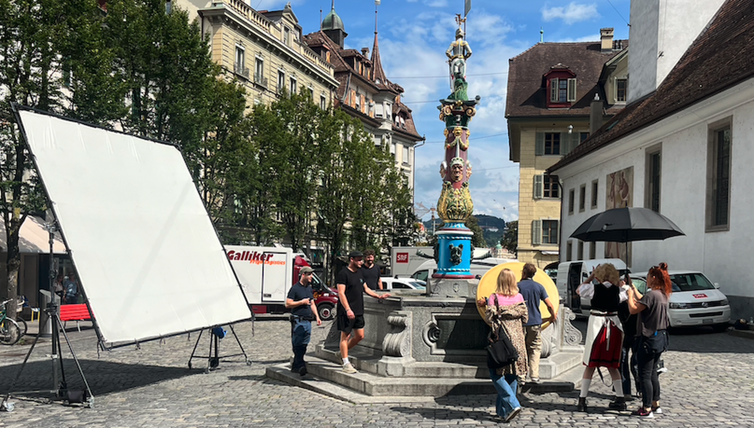 Dreharbeiten am Kapellplatz: Das steckt dahinter