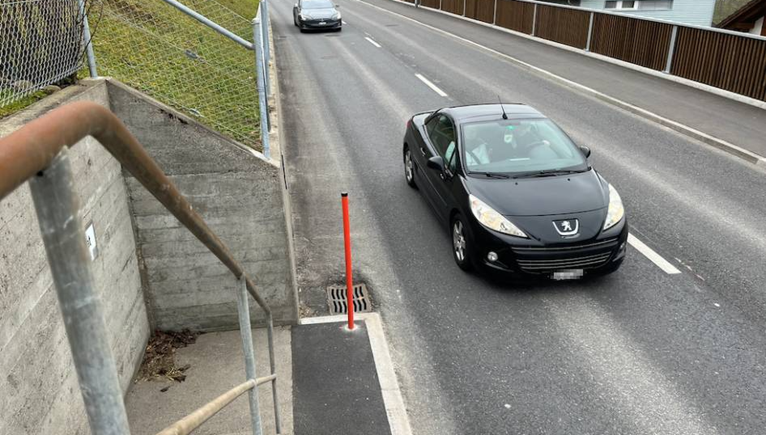 Hünenbergs schicke neue Strasse – eine Gefahr?