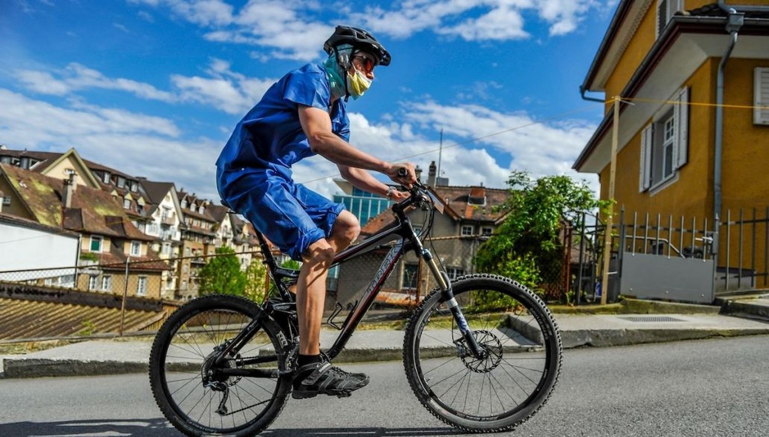 Bergsprint in der Stadt Luzern