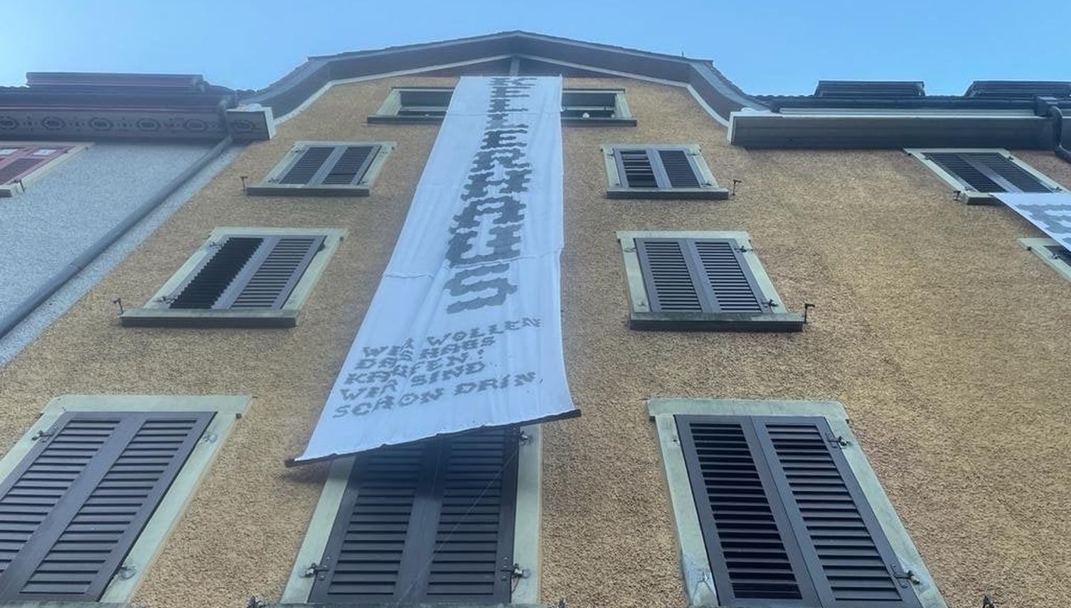 Besetzung Kellerhaus: Willensvollstrecker stellt Ultimatum