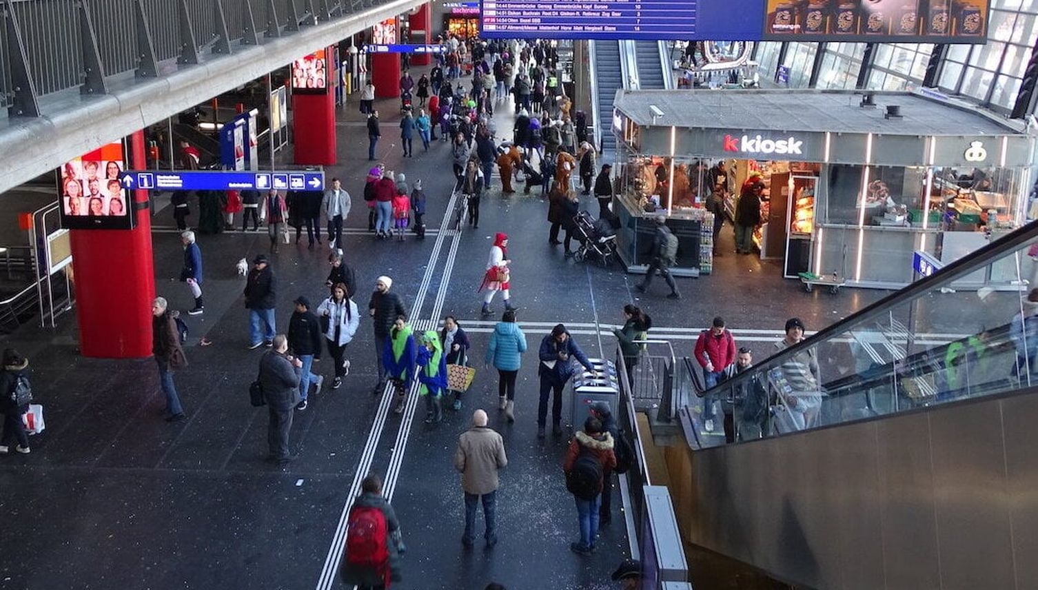 Junger Mann brach in Kiosk am Bahnhof Luzern ein
