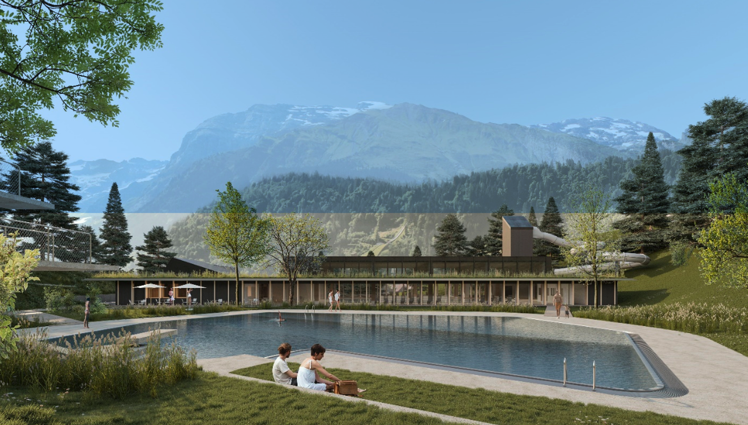 Sprudel mit Titlis-Blick: Engelberg plant neues Schwimmbad