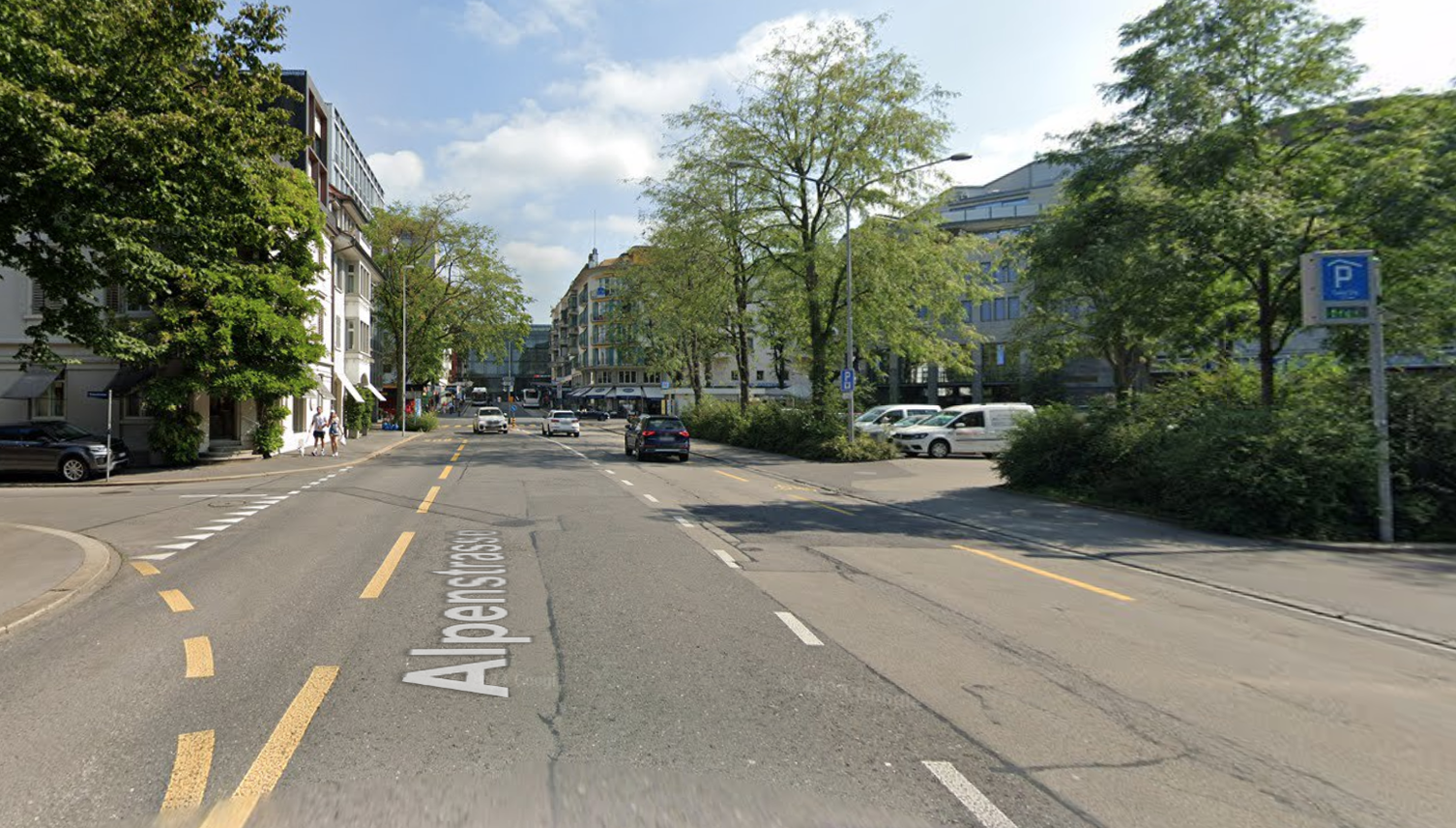 Lärmige Bauarbeiten in der Nähe des Bahnhofs Zug