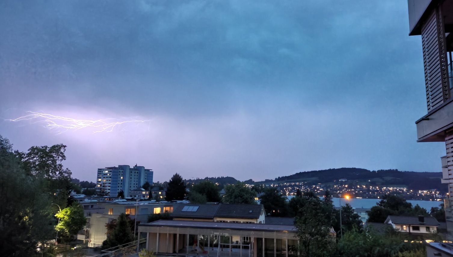 So wütete das Sommergewitter in der Zentralschweiz