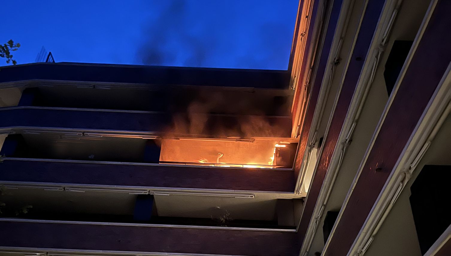 Auf einem Luzerner Balkon brannten Möbel