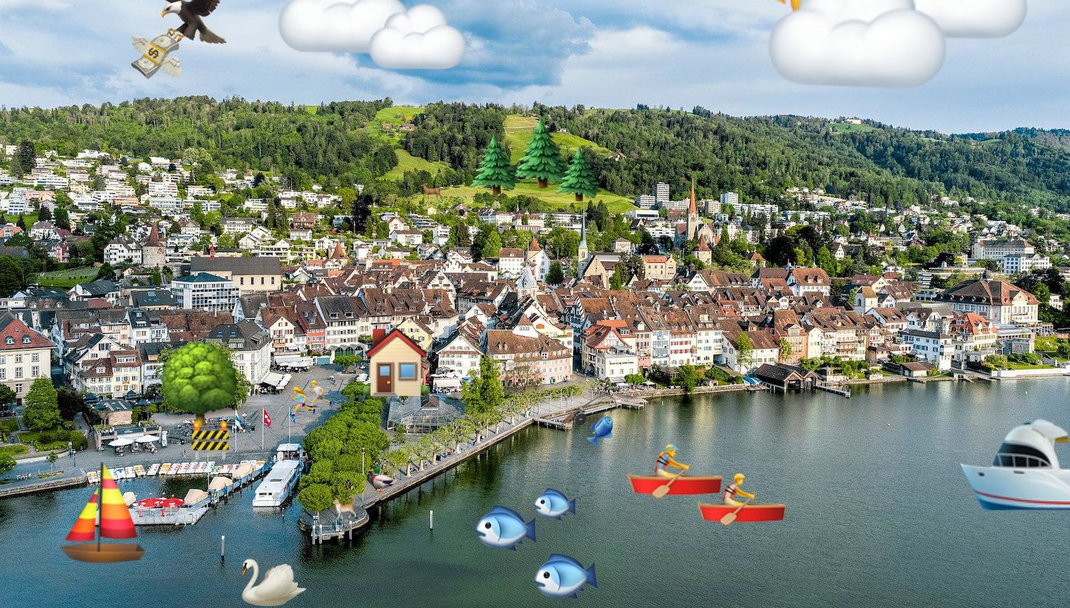 Erkennst du diese Orte im Kanton Zug anhand von Emojis?