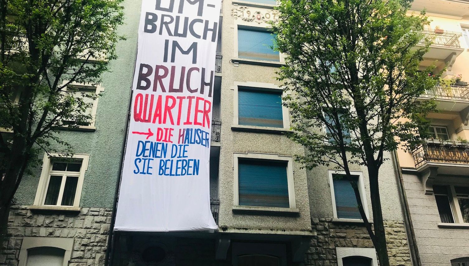 Aktivisten haben Haus an der Bruchstrasse Luzern besetzt