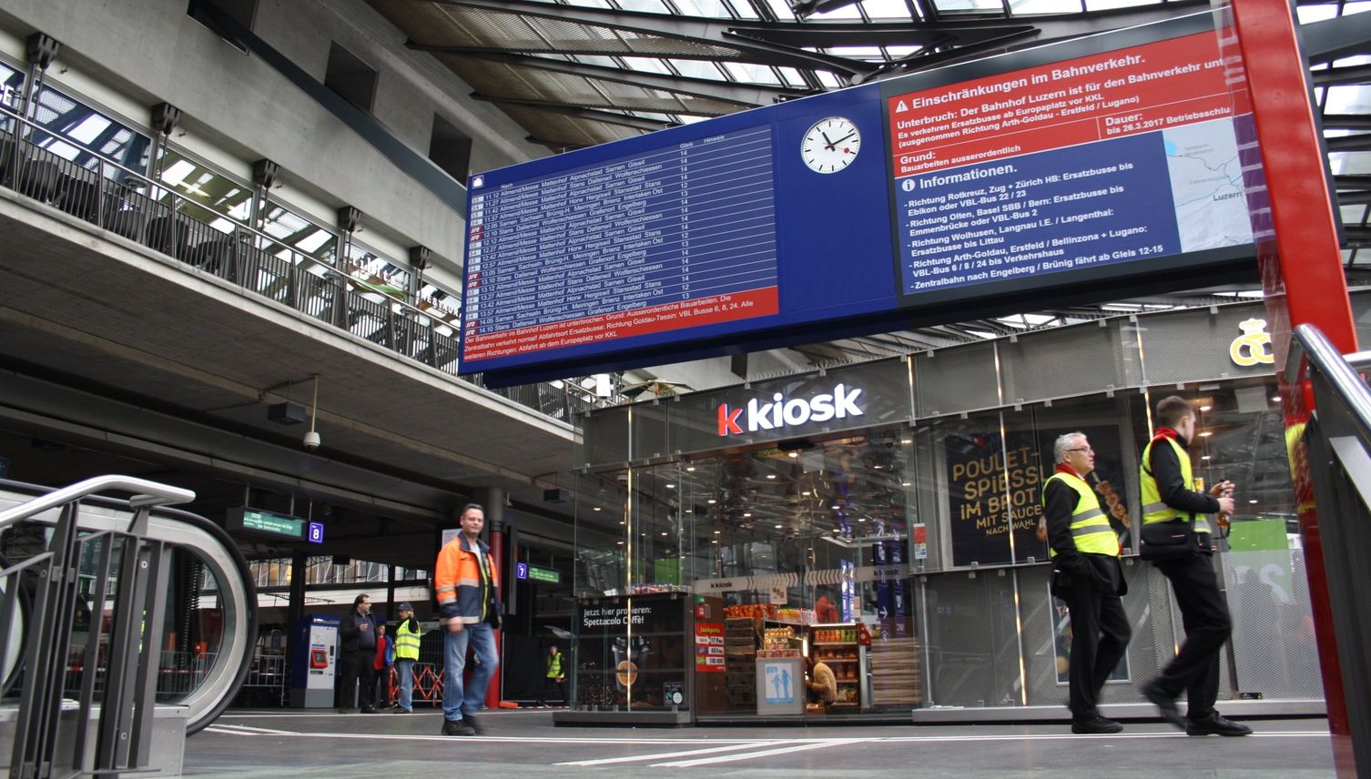 Bahnhof Luzern gesperrt: Die zehn wichtigsten Fragen und Antworten