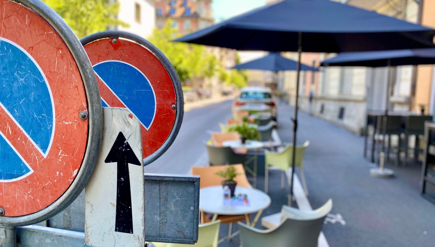 Luzerner Restaurants besetzen Parkplätze – auch wenn sie keine Gäste bedienen