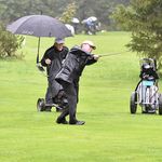 Wenn Didier Cuche und Ottmar Hitzfeld eine Runde Golf spielen