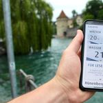 Die neue «Rüss»-App soll zum Sprung in den Fluss locken
