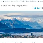 Stadt Zug lanciert digitale Mitwirkungsplattform