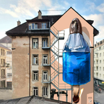 Eine Rakete für den Klimawandel: Luzern erhält neues Wandbild