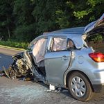 Frontal-Crash bei Rain – Fahrer (76) lebensbedrohlich verletzt