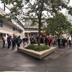 Rangelei an Corona-Demo vor Uni Luzern – fünf Strafanzeigen