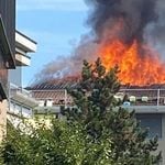 Brand in Rothenburg: Gasflasche ist auf Dach explodiert