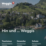 Die Gemeinde Weggis präsentiert ihre neue Website