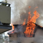 Brand in Emmenbrücke: Der Wind machte den Einsatz kompliziert