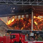 Feuer bei Swiss Krono in Menznau: die Bilder