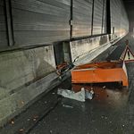 Volle Kanne in den Notrufkasten im Sonnenbergtunnel