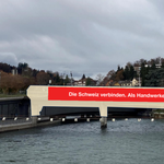 SBB wollen gigantisches Werbeplakat an Reussbrücke hängen