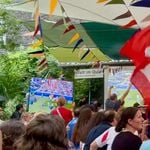 Public Viewing im Sentitreff: Die Integration führt 1:0