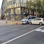 Luzern: Autounfall mitten in der Stadt