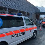 Beim Kloster Einsiedeln steigt starker Rauch auf