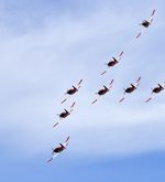 Patrouille Suisse und PC-7 fliegen noch heute über Luzern