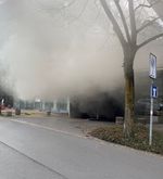 Ein Brandstifter legte Feuer in der Industriestrasse in Zug