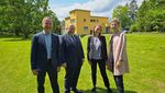 So sieht es im bisher exklusiven Park der Rachmaninow-Villa aus