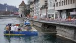 Luzern: Unfall auf Baustelle – Abwasser fliesst in die Reuss