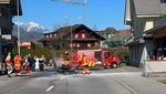 Giswil: Fasnachts-Sujet geht lichterloh in Flammen auf