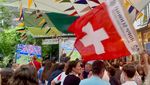Public Viewing im Sentitreff: Die Integration führt 1:0