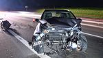 Blaufahrer knallt auf Autobahn in Wohnmobil