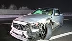 Autofahrer prallt in Rothenburg gegen Leitplanke auf A2