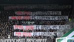 So protestieren St. Galler Fans in Luzern gegen Gummischrot