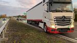 Lastwagenfahrerin übersieht Auto auf A14