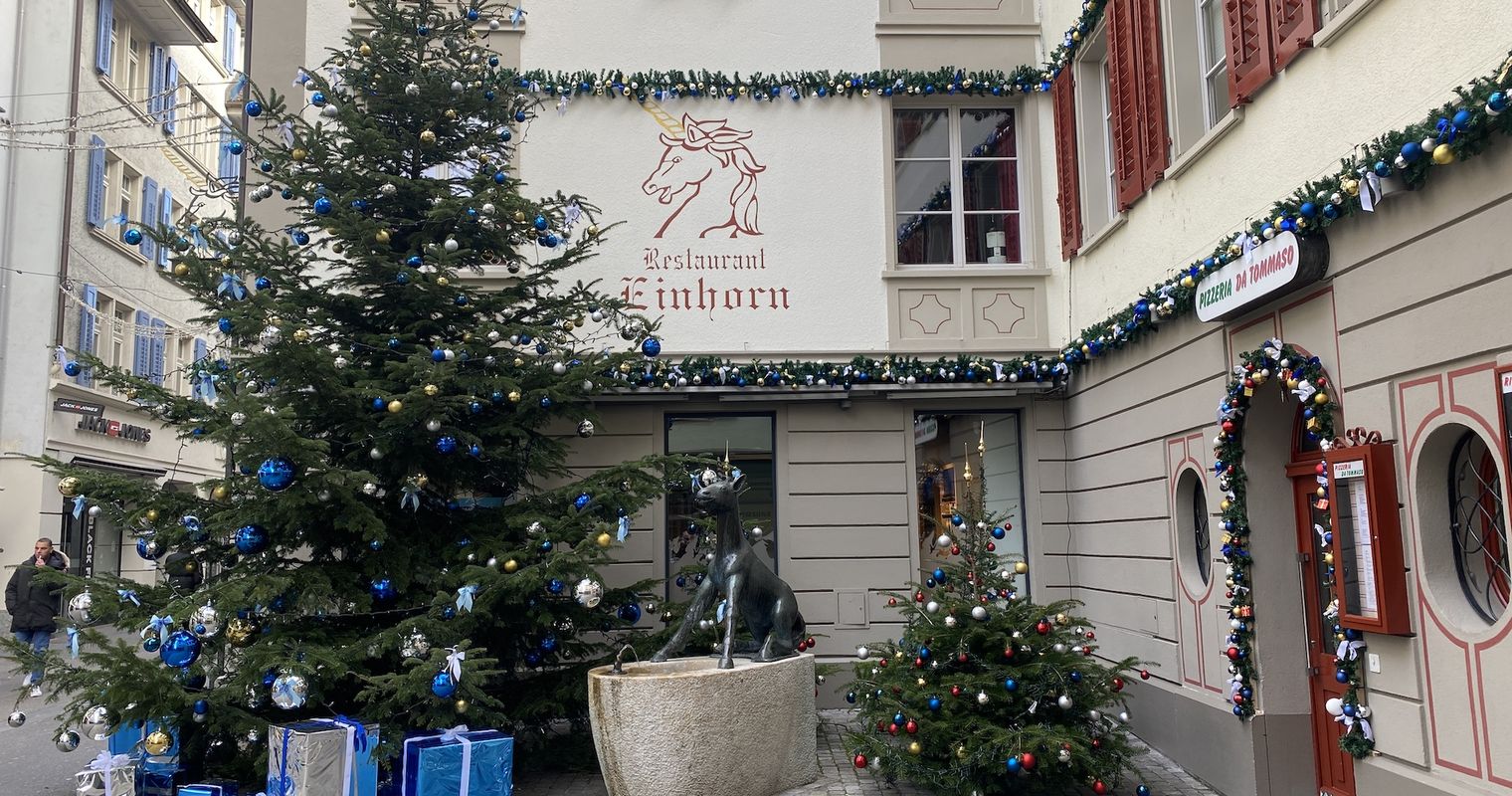 Stiftung verwandelt Restaurant Einhorn in Winterwunderland