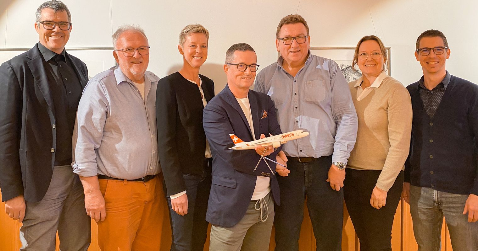 Stadt Sempach erhält eigenes Flugzeug bei der Swiss