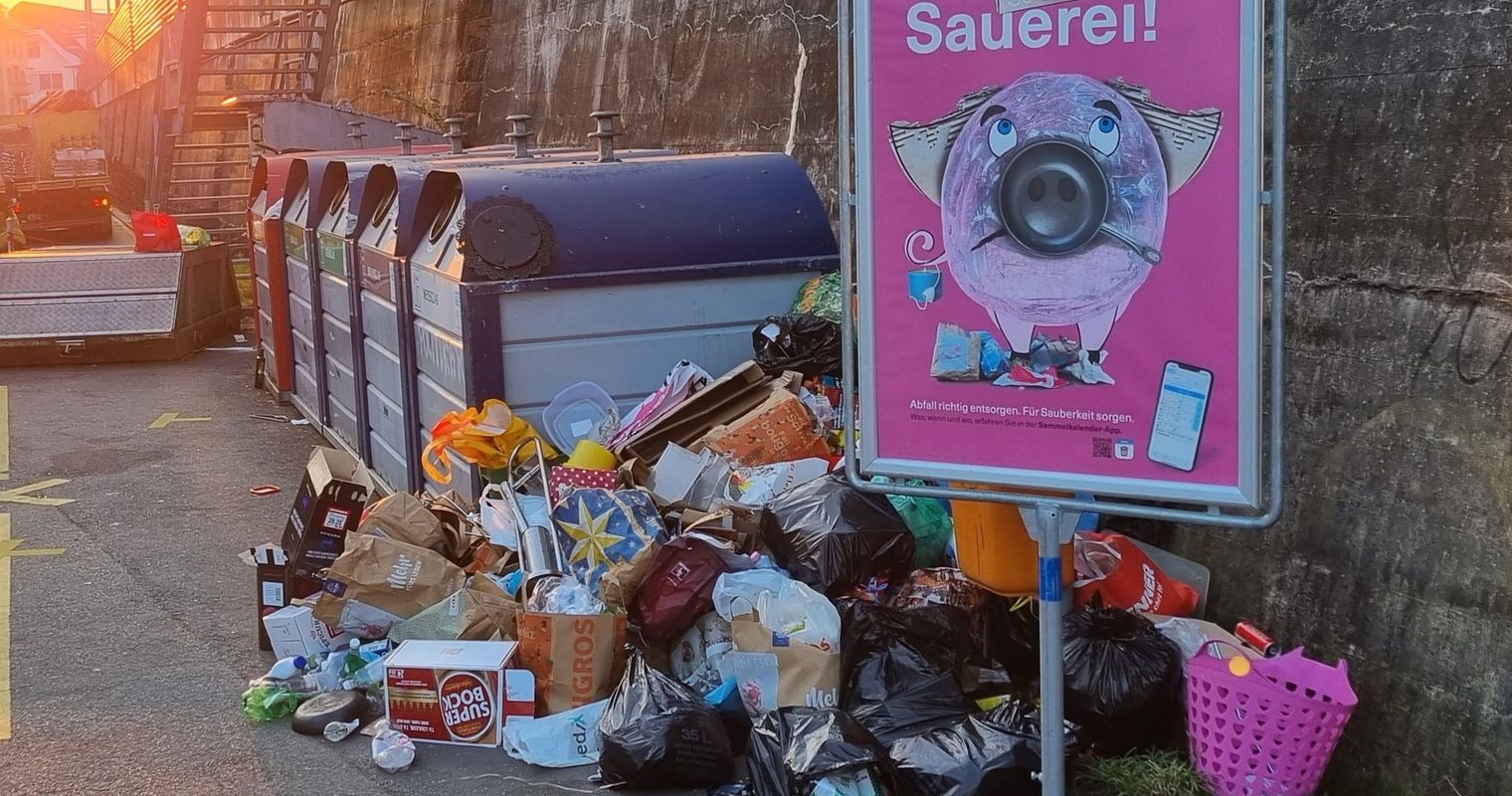 «So eine Sauerei»: Stadt Luzern ärgert sich über Müll