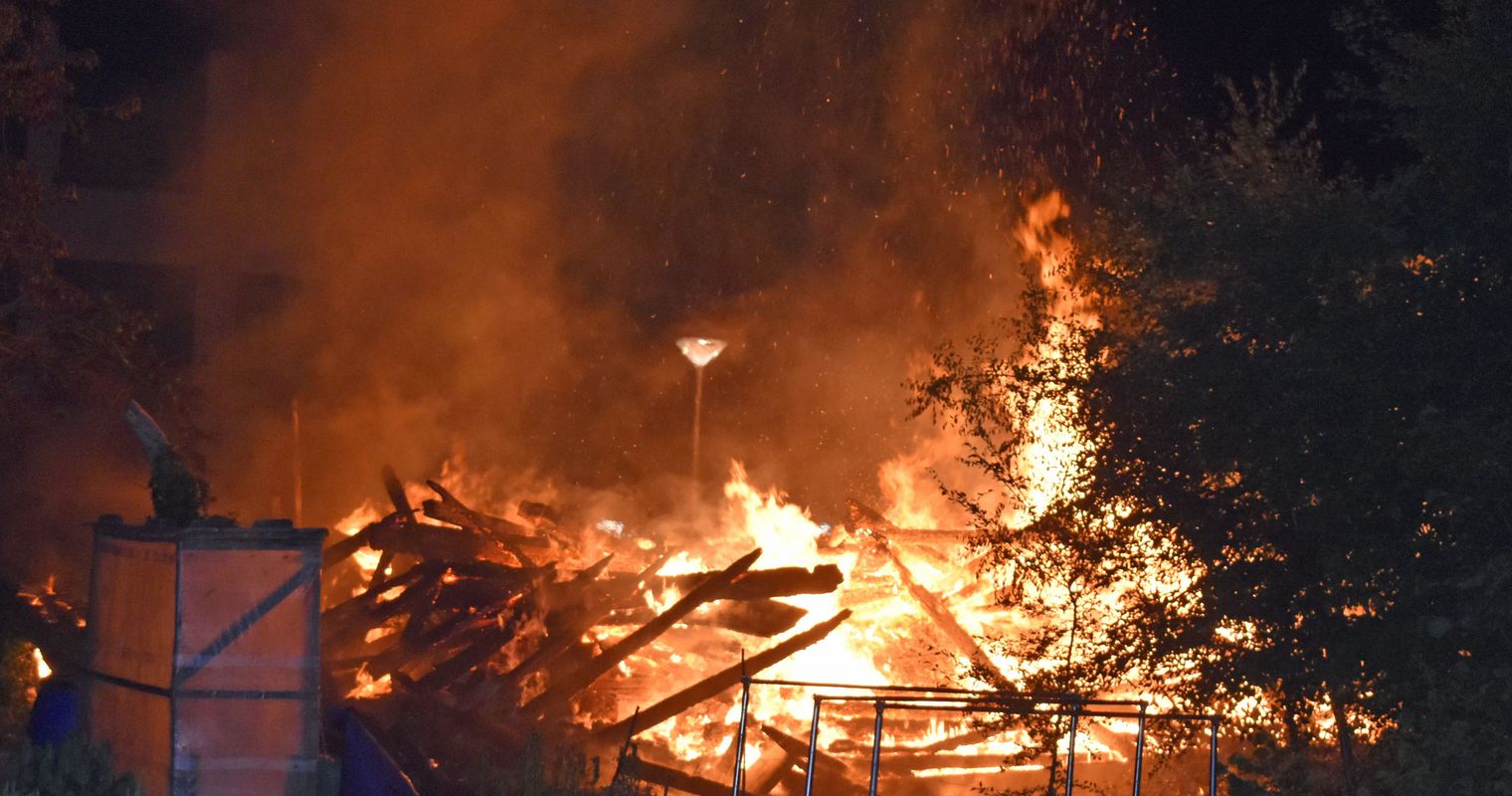 Darum brannte in Reiden ein Holzspycher nieder